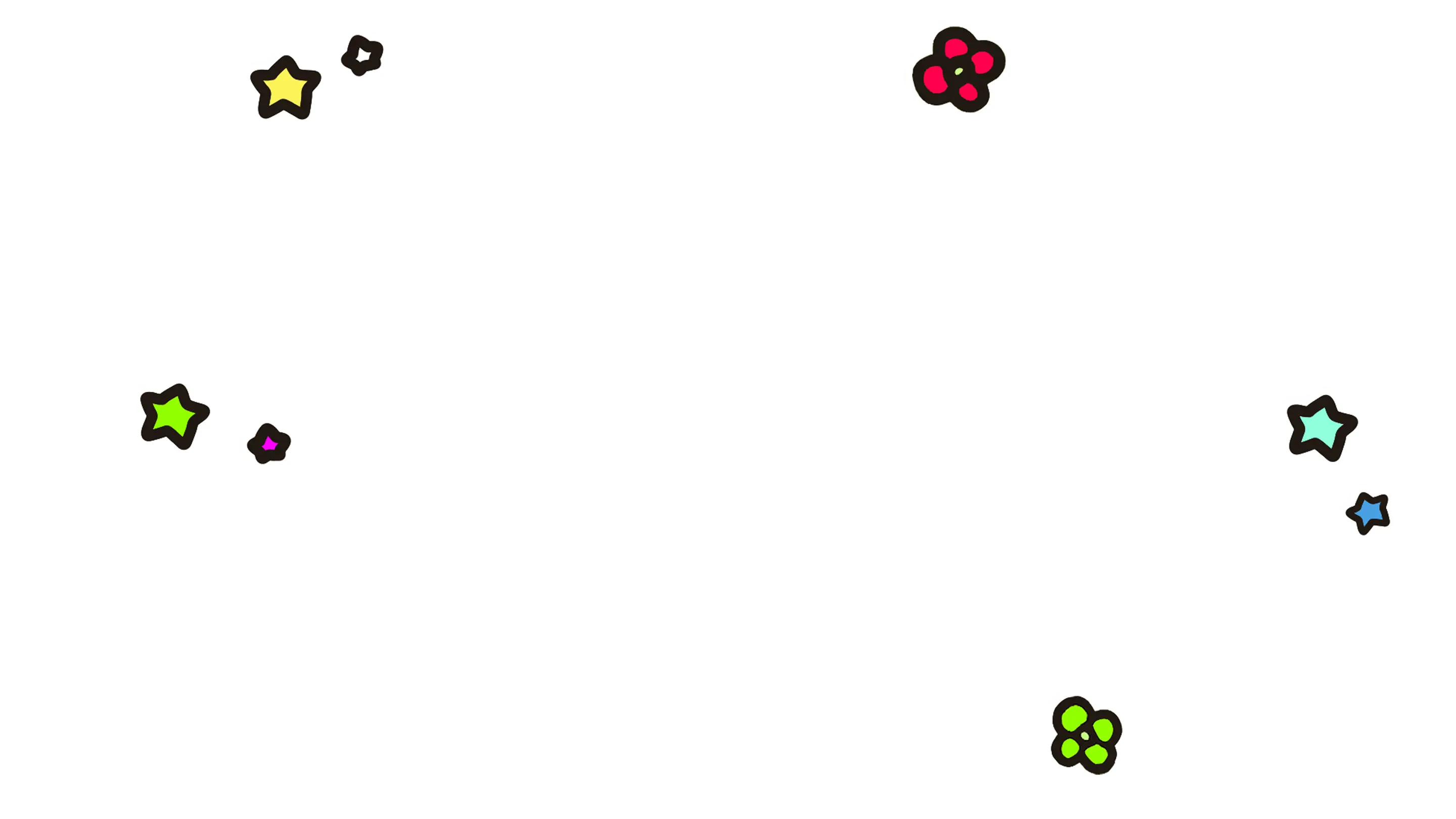 星と花の画像